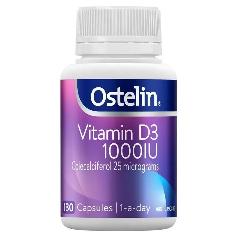 Ostelin Vitamin D3 1000IU 130 Capsules