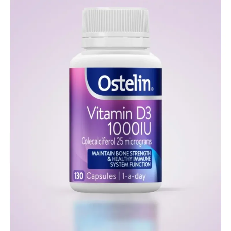 Ostelin Vitamin D3 1000IU 250 Capsules