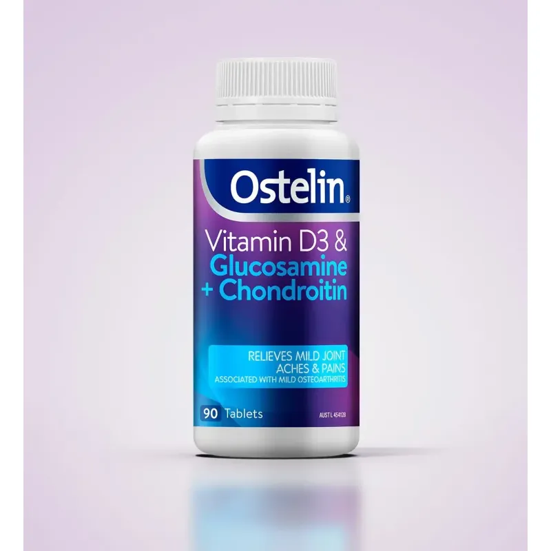Ostelin Vitamin D & Glucosamine + Chondroitin 90 Tablets