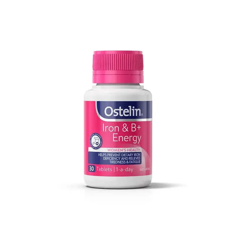 Ostelin Iron & B+ Energy Women's Health 30 Tablets