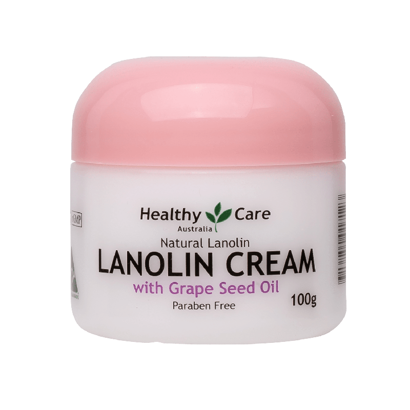 Healthy Care Grape Seed Lanolin Cream 100g