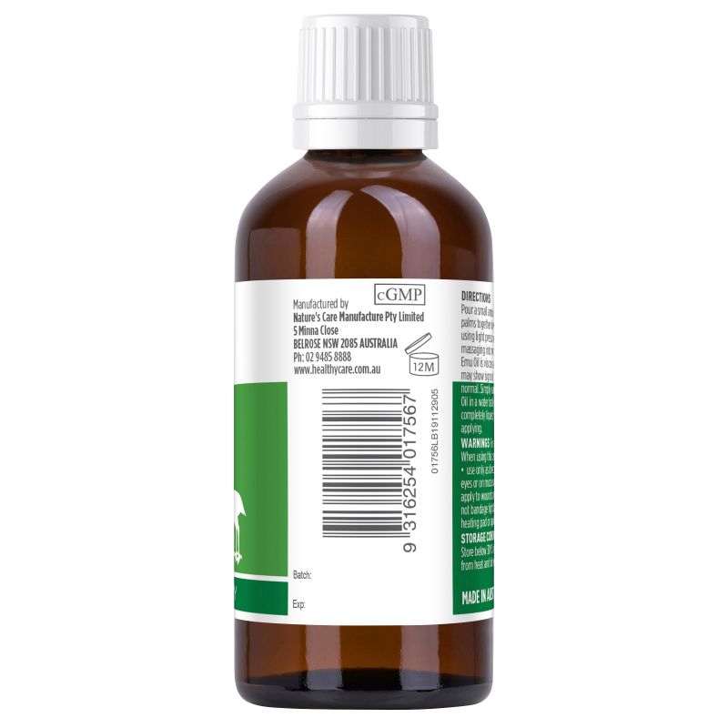 Healthy Care Emu Oil Joint Pain Relief Massage Oil 100ml