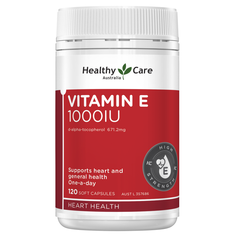 Healthy Care Soy Lecithin + Vitamin E 120 Capsules