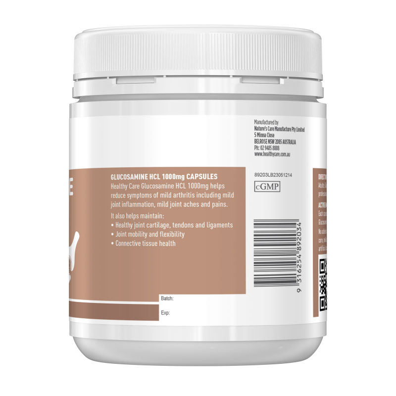 Healthy Care Glucosamine Chondroitin 200 Capsules