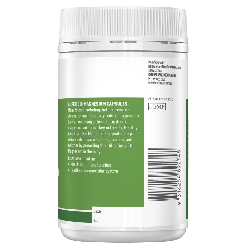 Healthy Care Bio Zinc 100 Capsules