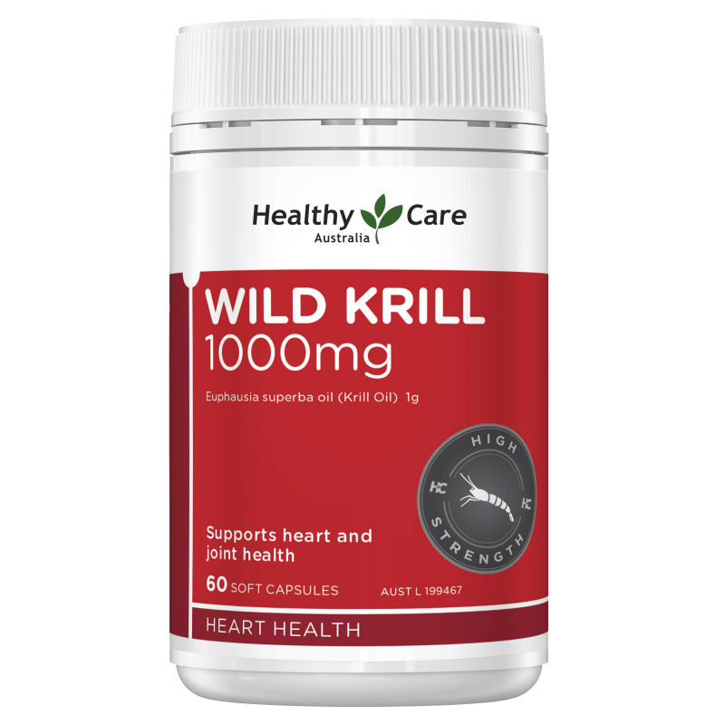 Healthy Care Wild Krill Oil 60 Capsules