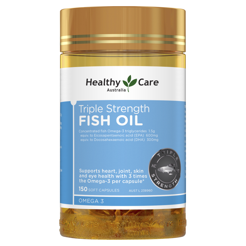 Healthy Care Triple Strength Fish Oil 150 Capsules