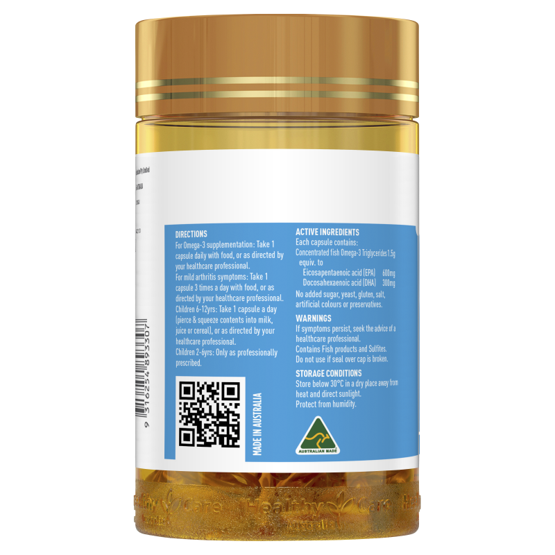 Healthy Care Triple Strength Fish Oil 150 Capsules
