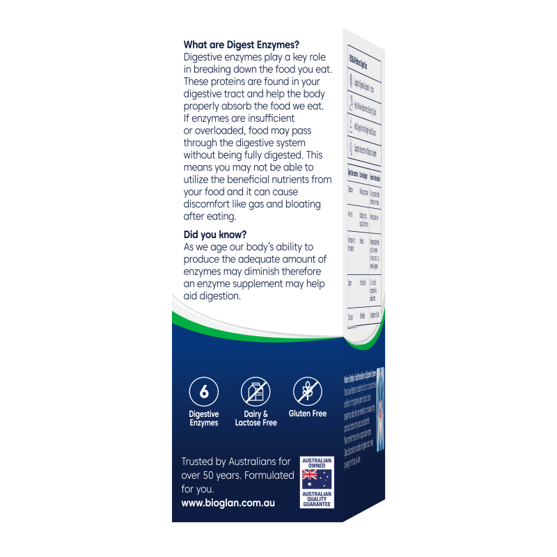 Bioglan Platinum Digest Eze 40 Capsules