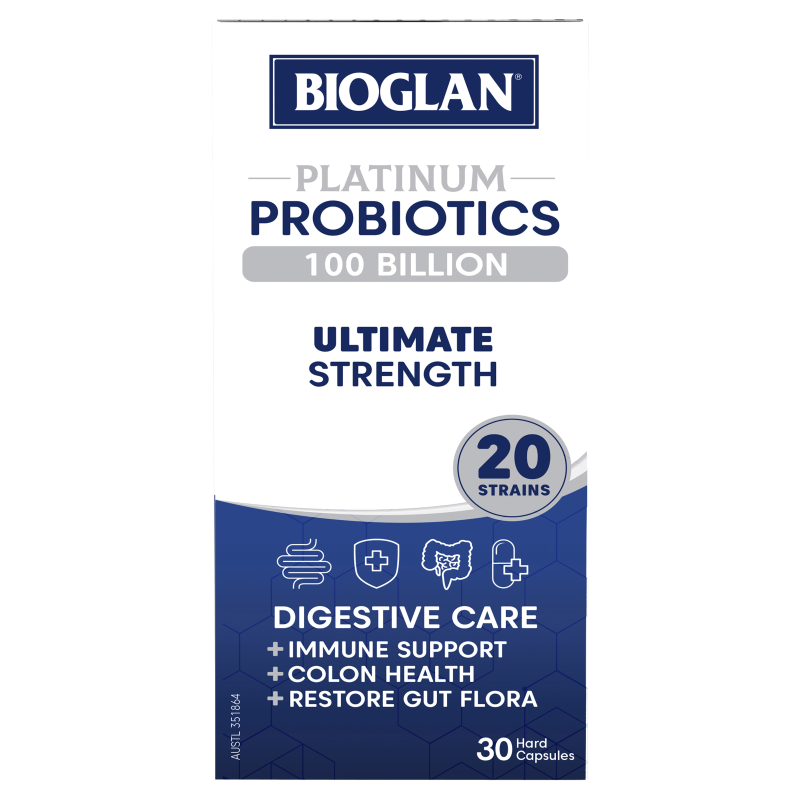 Bioglan Platinum Probiotics 100 Billion 30 Capsules