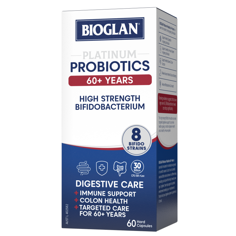 Bioglan Platinum Probiotics 60+ Years 60 Capsules