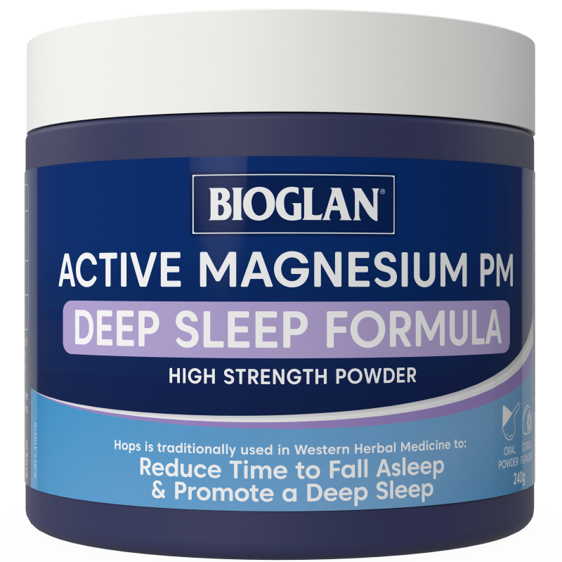 Bioglan Active Magnesium PM Deep Sleep Powder 240g