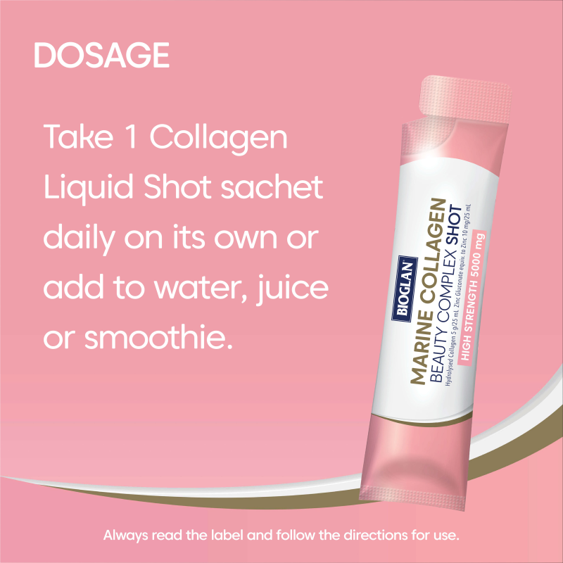 Bioglan Marine Collagen Beauty Complex Shots 25mL x 15 Shots