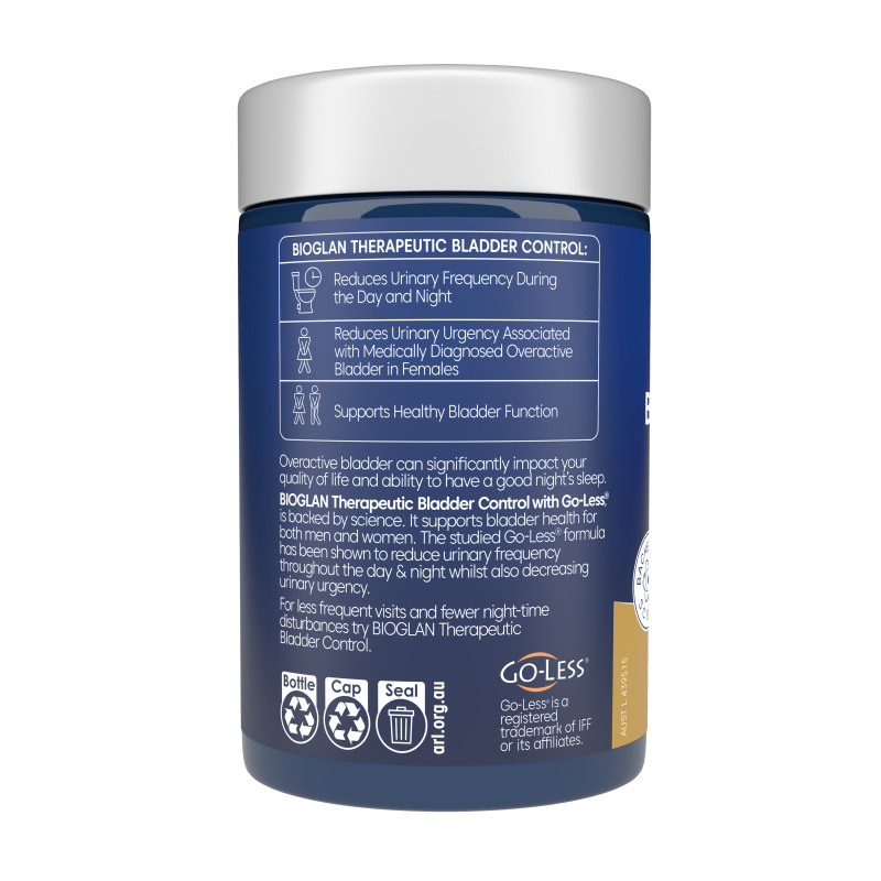 Bioglan Therapeutic Bladder Control 60 Capsules