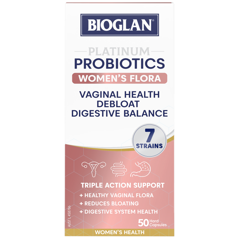 Bioglan Platinum Probiotics Women's Flora 50 Capsules