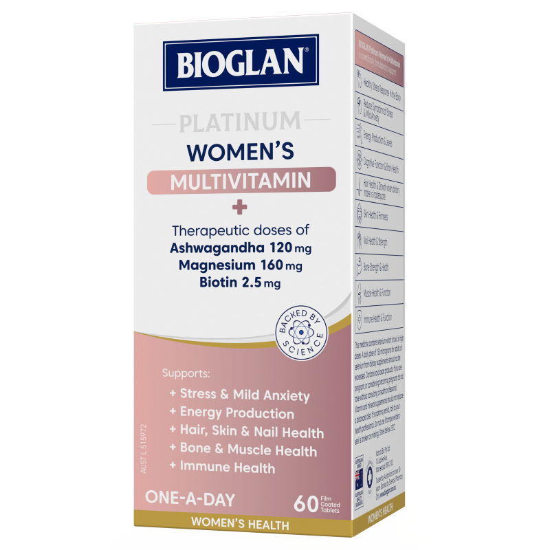 Bioglan Platinum Women's Multivitamin 60 Tablets