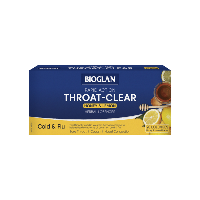 Bioglan Honey & Lemon 20 Lozenges