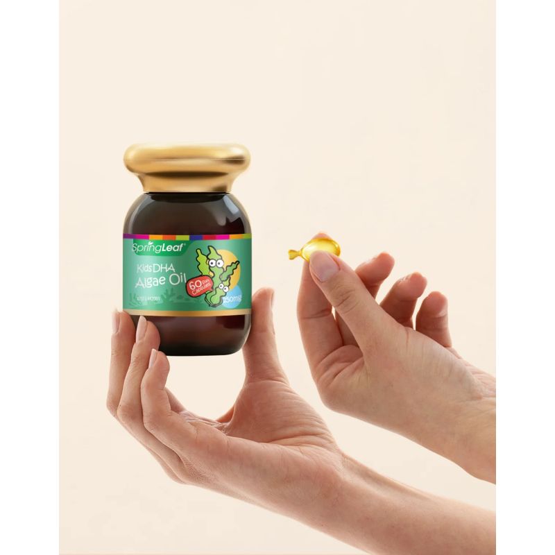 Springleaf Kids DHA Algae Oil 250mg 60 Soft Capsules