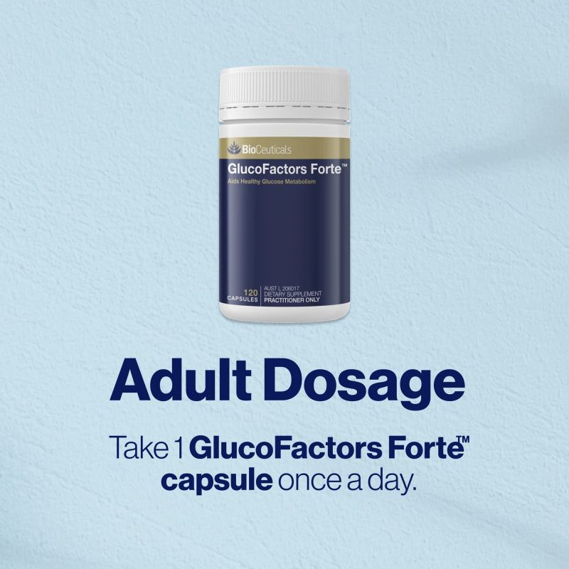 BioCeuticals GlucoFactors Forte 120 Tablets