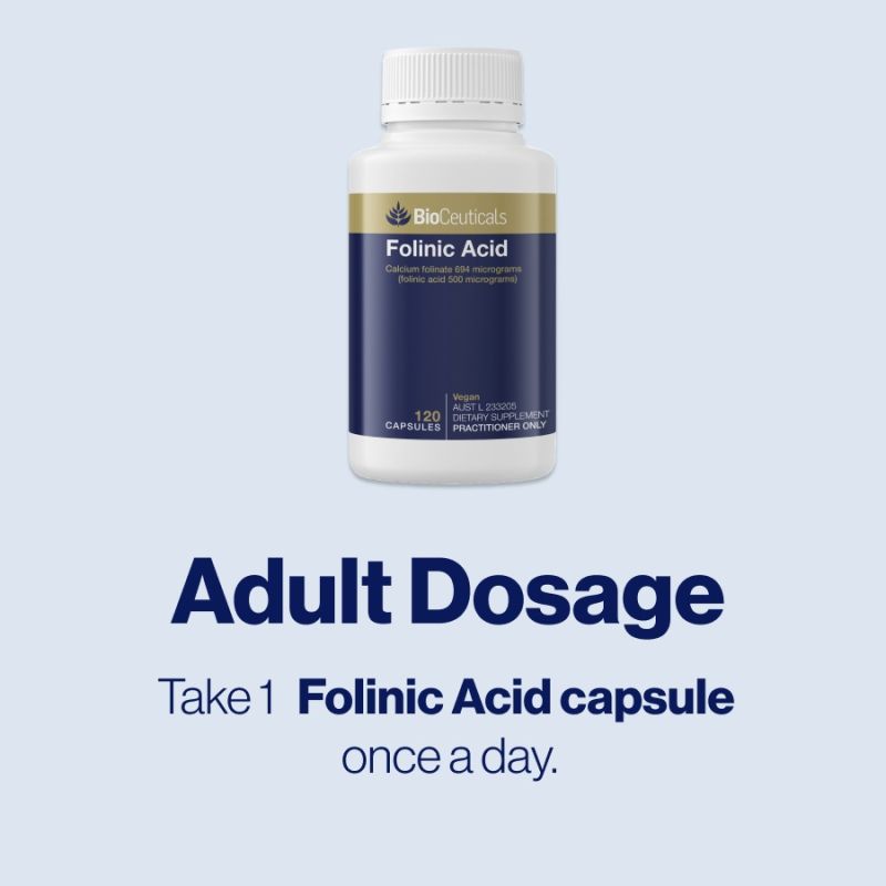 BioCeuticals Folinic Acid 120 Capsules
