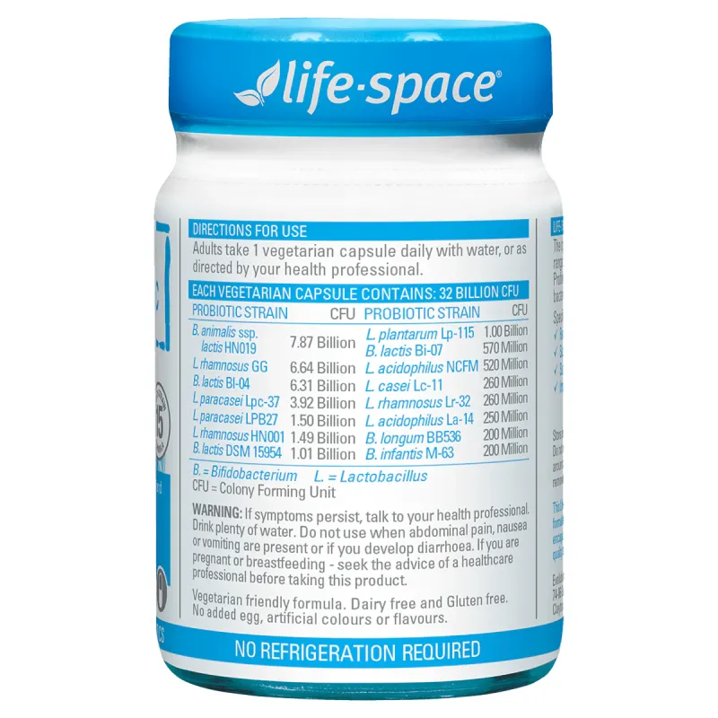 Life Space Broad Spectrum Probiotic Advanced 60 Capsules