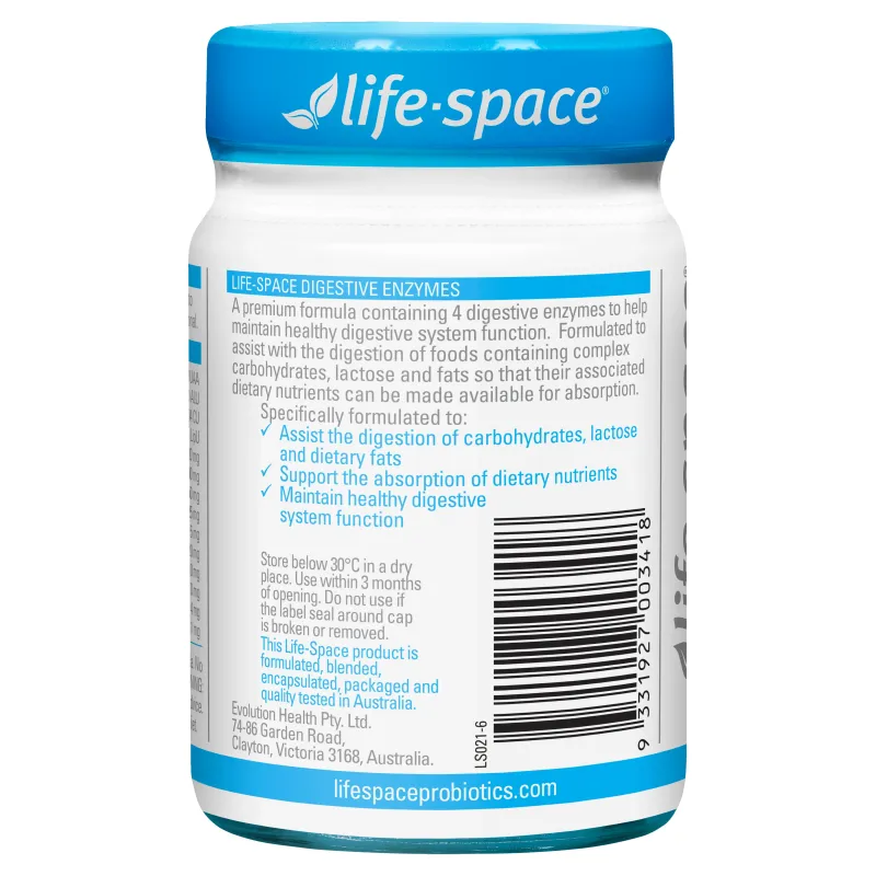 Life Space Digestive Enzymes 60 Capsules