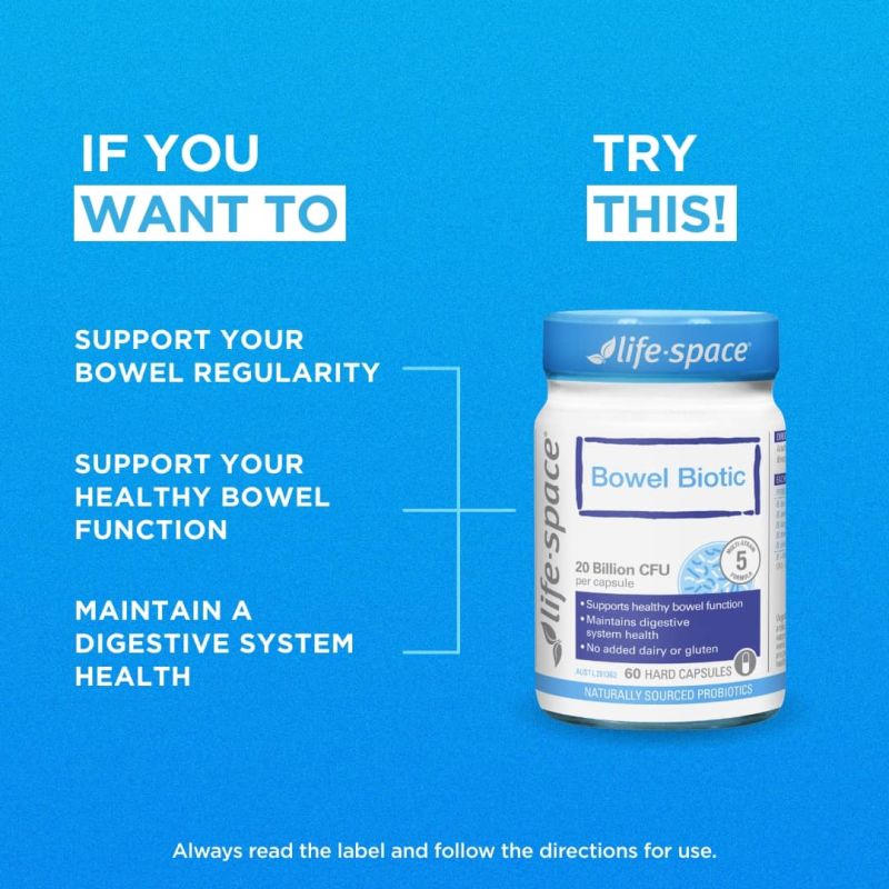 Life Space Bowel Biotic 60 Capsules