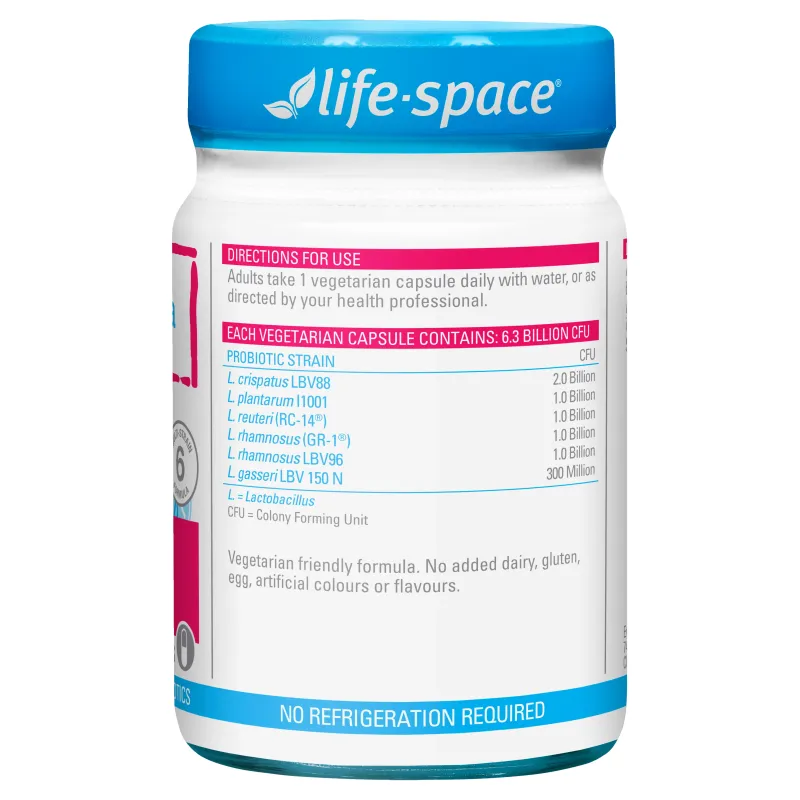 Life Space Women's Microflora Probiotic 60 Capsules