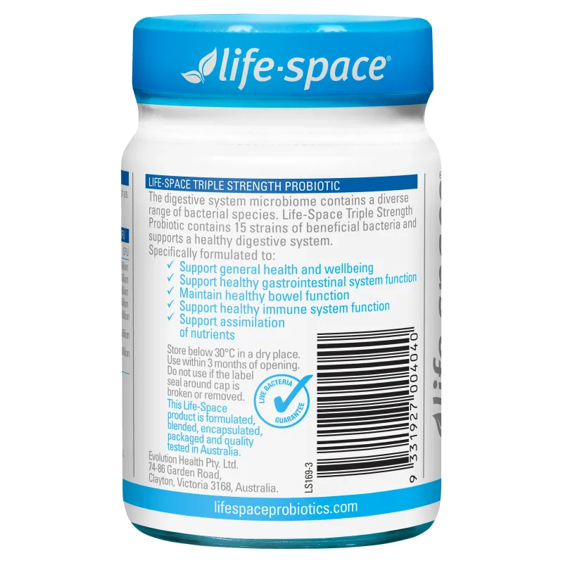 Life Space Triple Strength Probiotic 30 Capsules