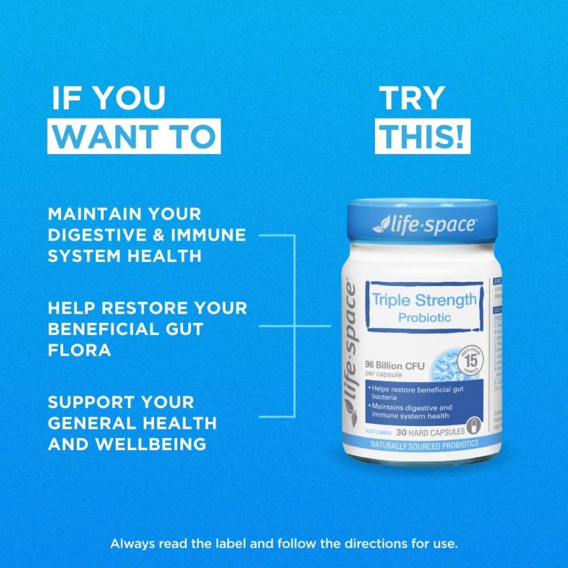 Life Space Triple Strength Probiotic 30 Capsules