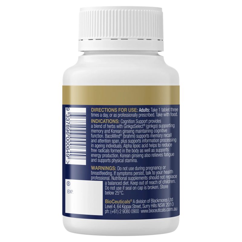 BioCeuticals Cognition Support 60 Capsules
