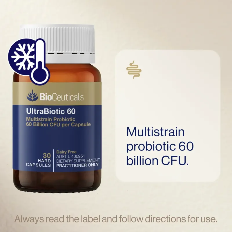 BIOCEUTICALS UltraBiotic 60 60 Capsules