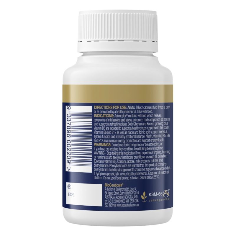 BioCeuticals Adrenoplex 60 Capsules