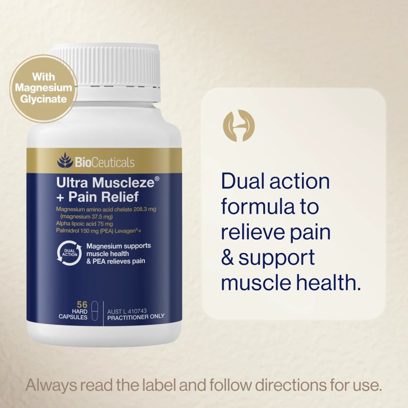BioCeuticals Ultra Muscleze + Pain Relief 56 Capsules