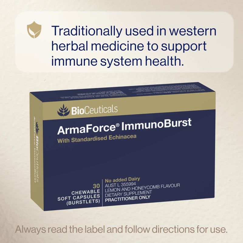 BioCeuticals ArmaForce ImmunoBurst 30 Chewable Capsules