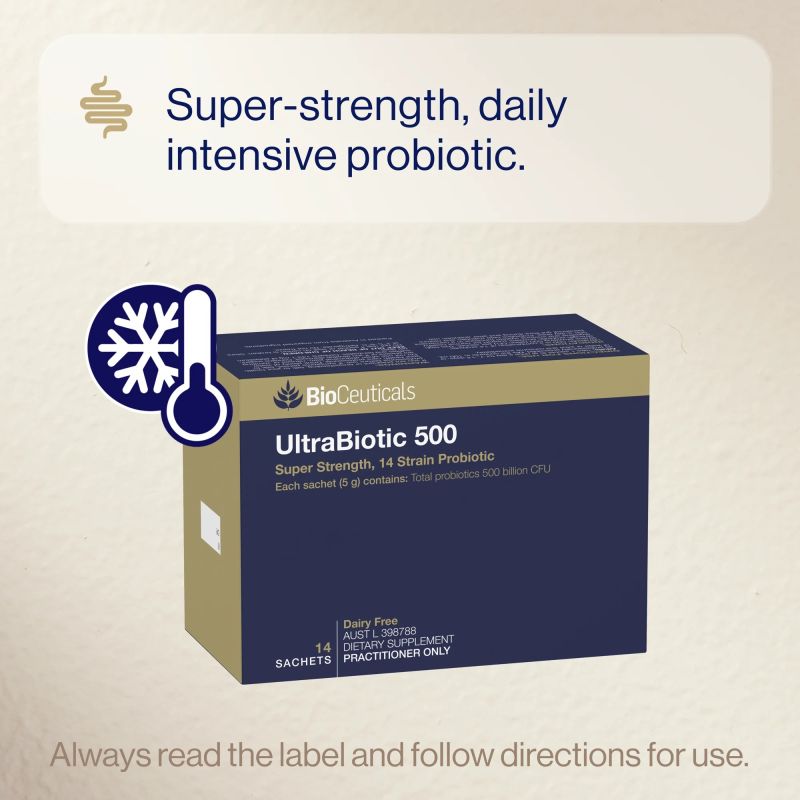 BioCeuticals UltraBiotic 500 14 Sachets