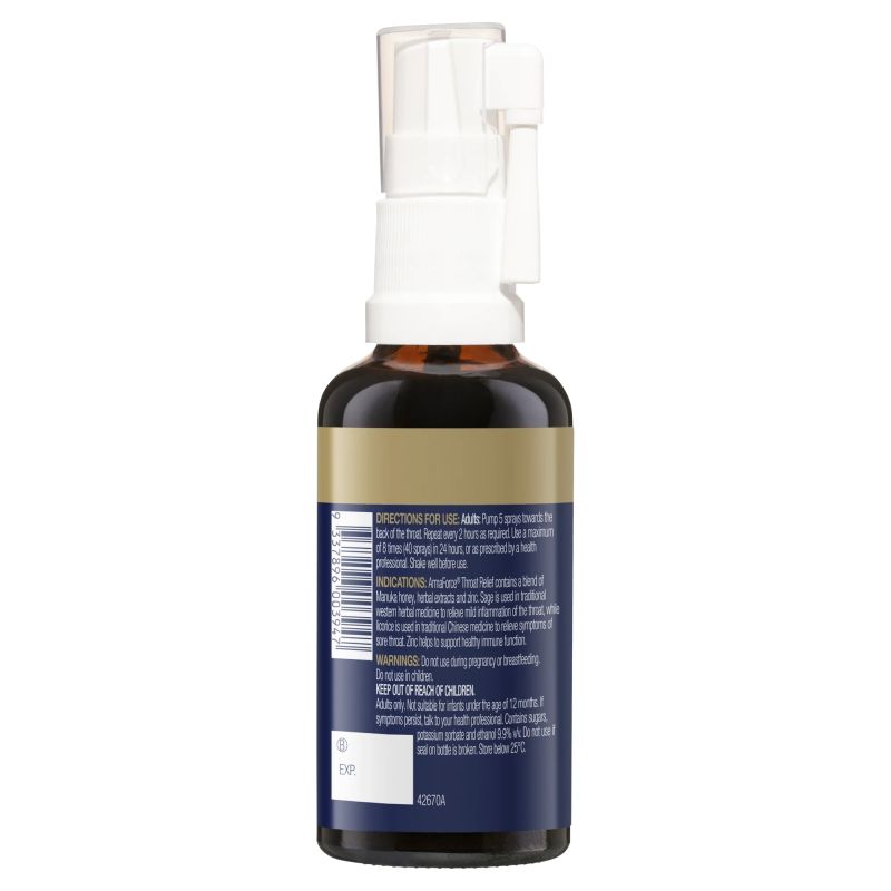 BioCeuticals ArmaForce Throat Relief 50mL Spray