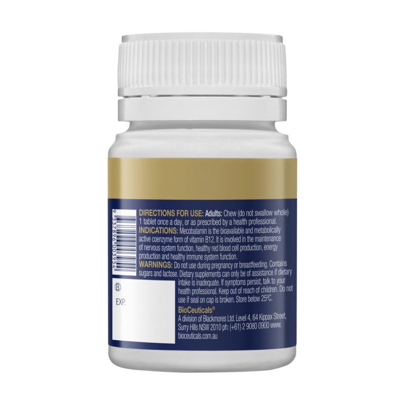BioCeuticals Methyl B12 Chewable 60 Tablets