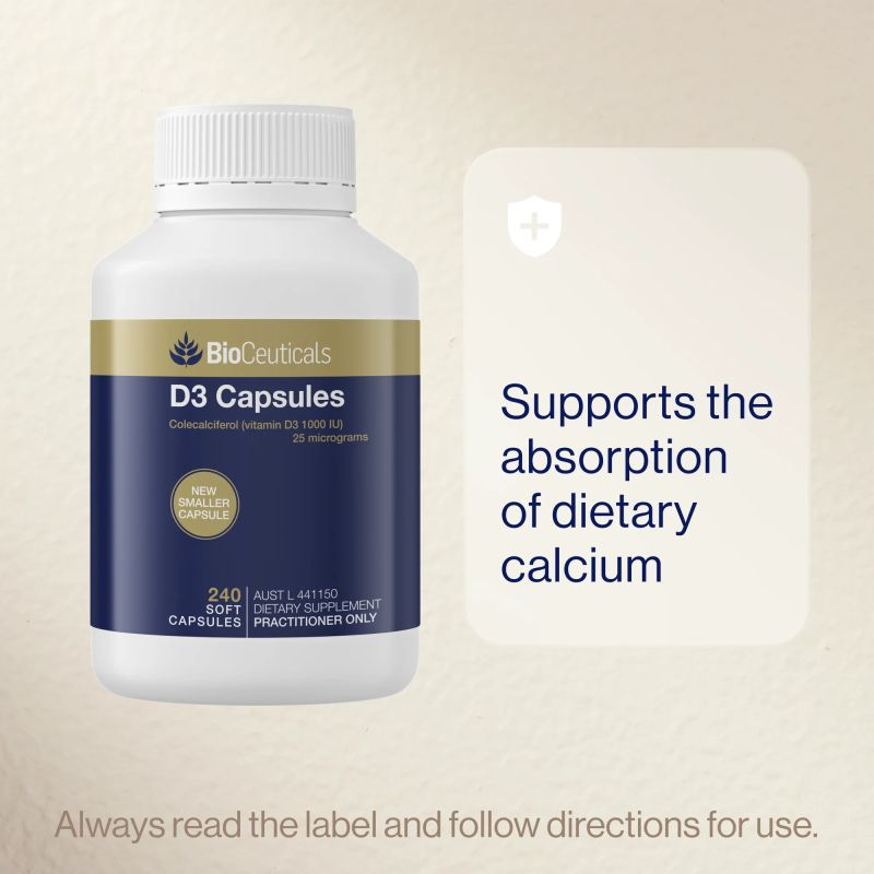 BioCeuticals D3 Capsules 240 Capsules