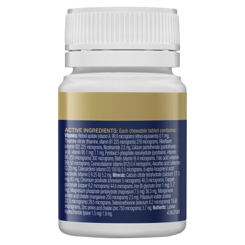 BioCeuticals Multi Essentials for Juniors 60 Chewable Tablets