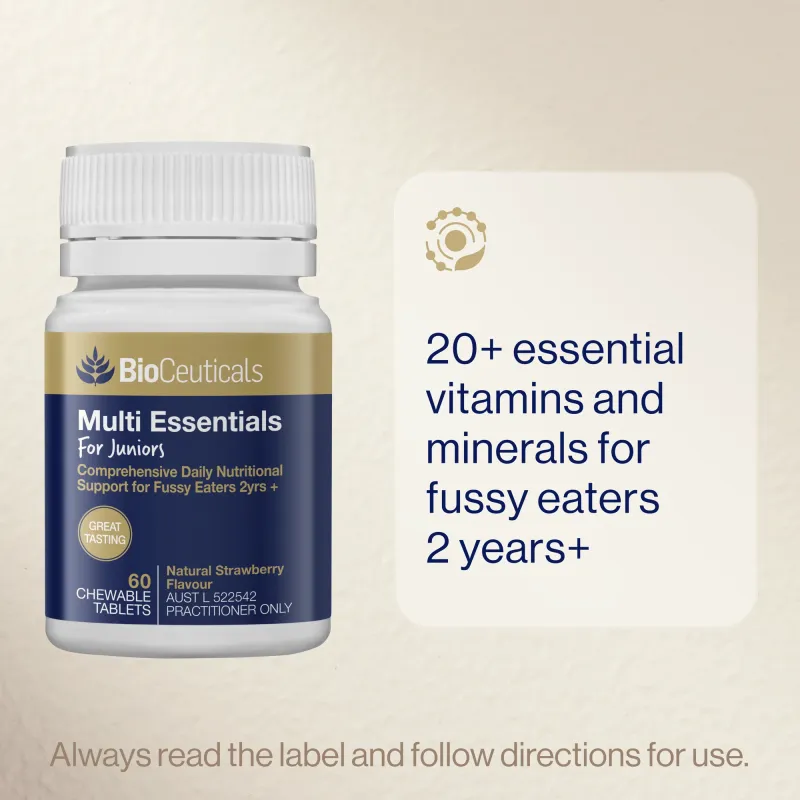 BioCeuticals Multi Essentials for Juniors 60 Chewable Tablets