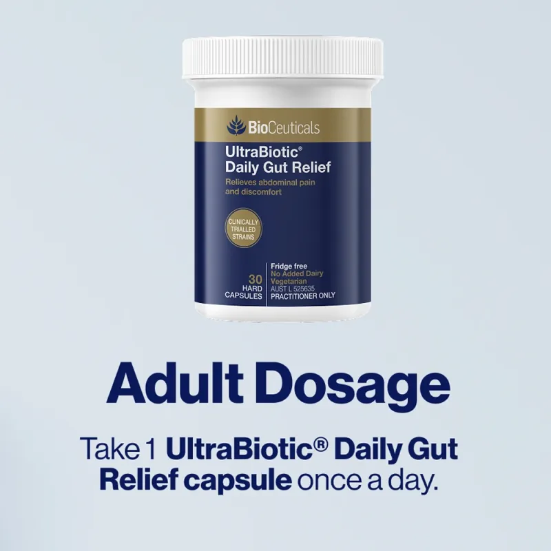 BioCeuticals UltraBiotic Daily Gut Relief 30 Capsules