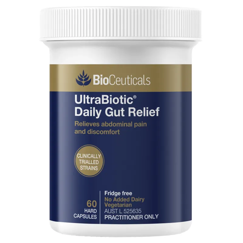 BioCeuticals UltraBiotic Daily Gut Relief 60 Capsules