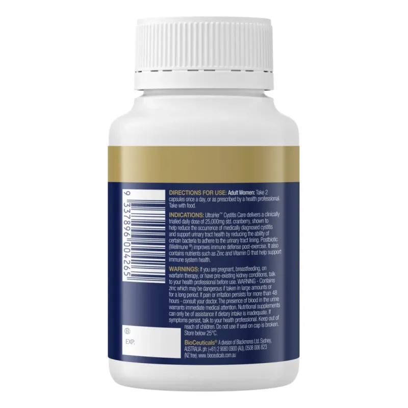 BioCeuticals UltraHer Cystitis Care 60 Capsules