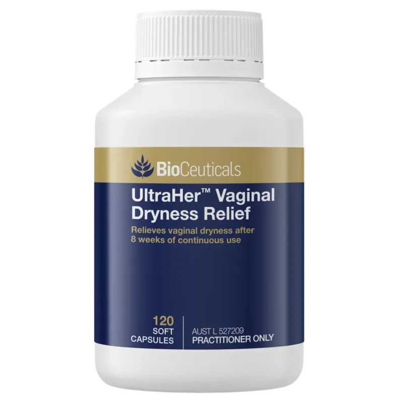 BioCeuticals UltraHer Vaginal Dryness Relief 120 Soft Capsules