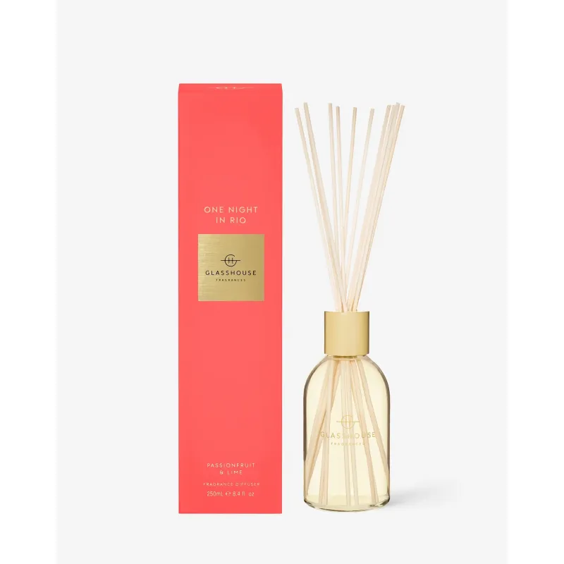 Glasshouse Fragrances-One Night In Rio Fragrance Diffuser 250ml