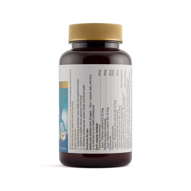 Herbs of Gold Activated B Complex 60 Capsules