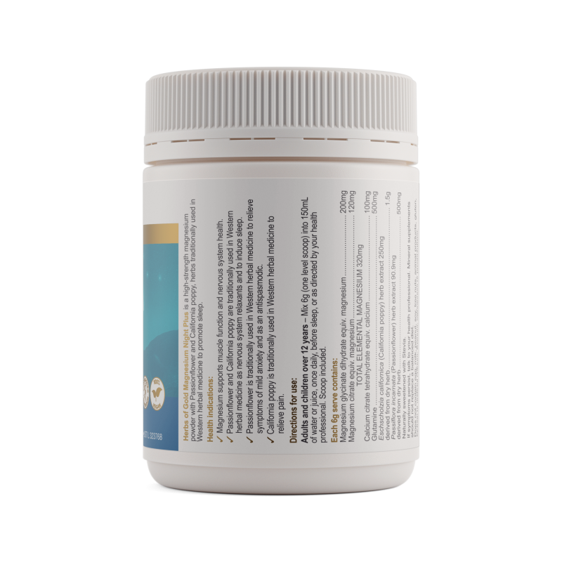 Herbs of Gold Magnesium Night Plus 150g
