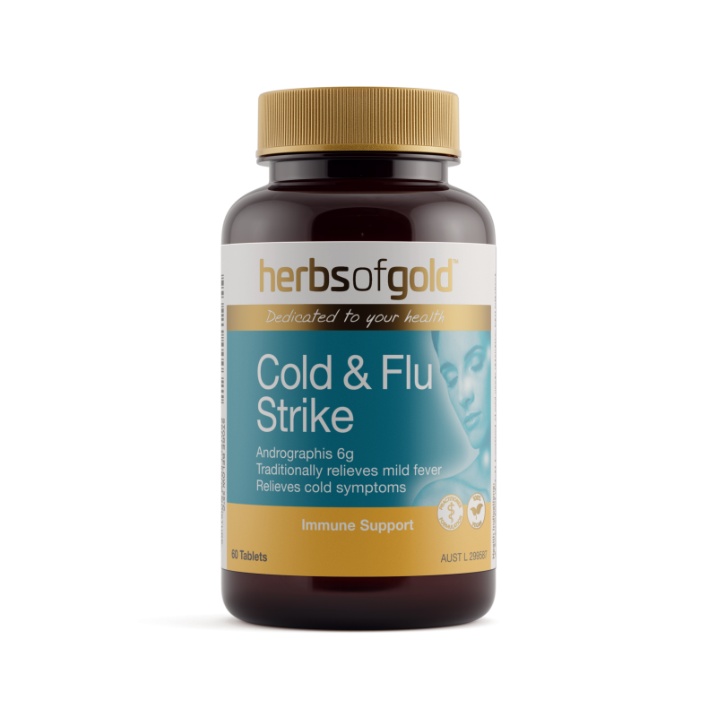 Herbs of Gold Cold and Flu Strike 60 Tablets