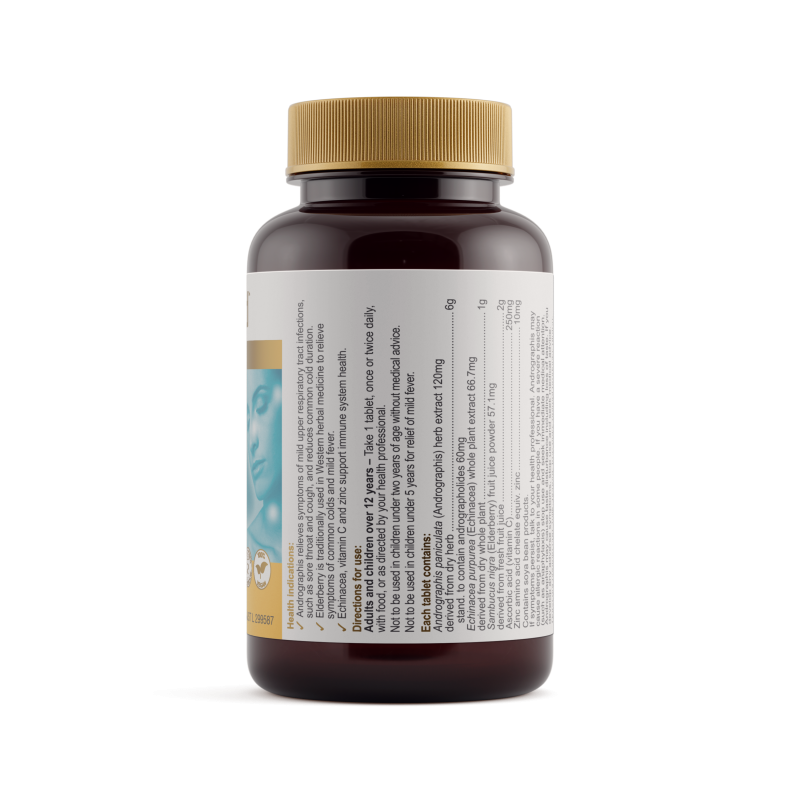 Herbs of Gold Cold and Flu Strike 60 Tablets